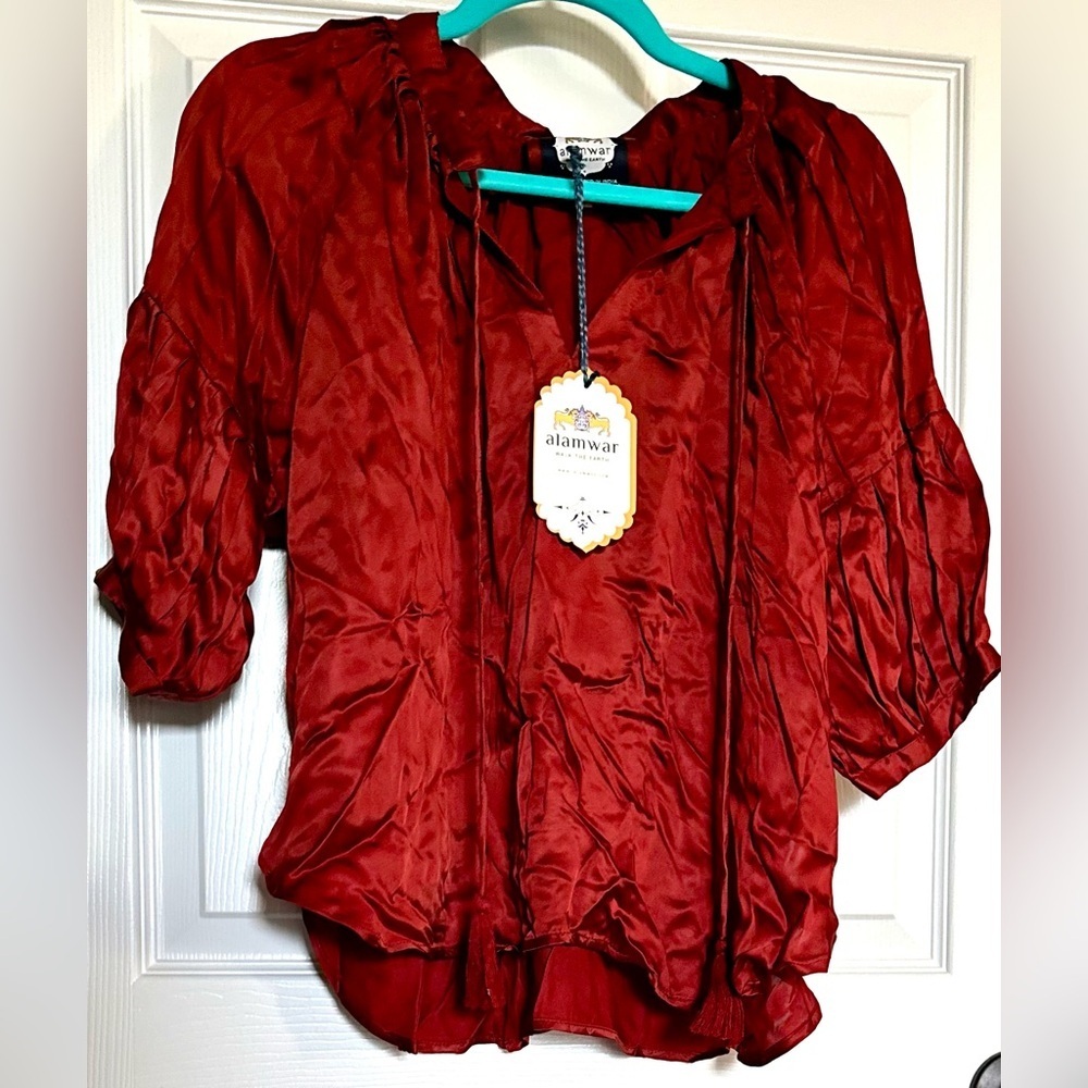 RARE alamwar NWT WALK THE EARTH Boho Top—S
